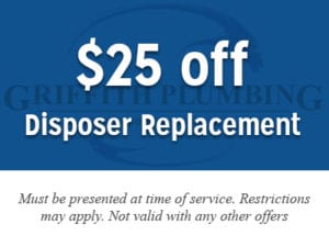 $25 off disposer replacement